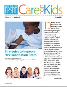 Care for Kids Newsletter cover